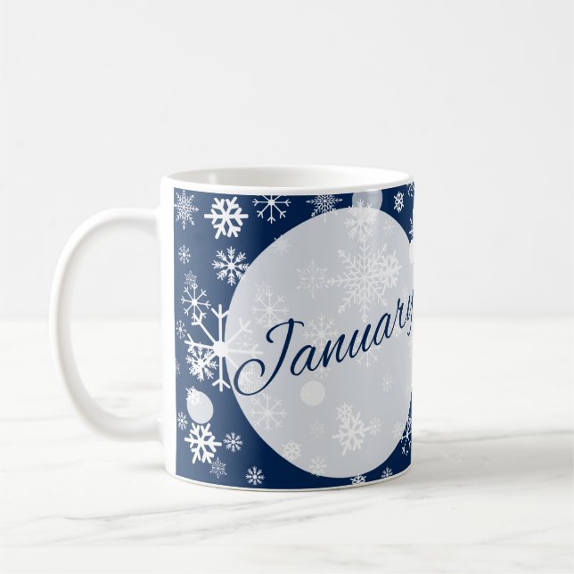 January Coffee Mug (Left)