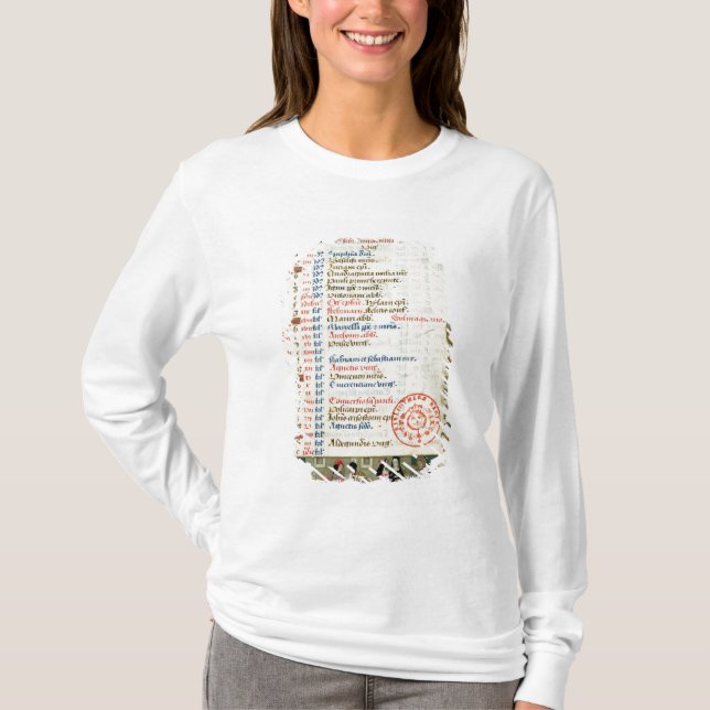 January; figures eating and drinking T-Shirt (Front)
