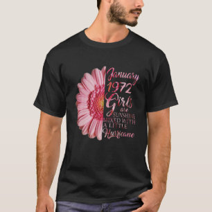 January Girl 1972 50Th Years Old Sunshine Birthday T-Shirt