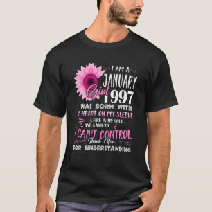 January Girl 1997 25Th Birthday Gift 25 Years Old T-Shirt