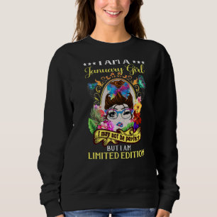 January Girl Capricorn Birthday  Womens Sweatshirt