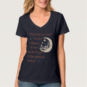 January Half Moon / New Beginnings/Vintage T-Shirt