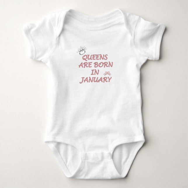 January Queen Baby Bodysuit (Front)