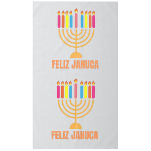 Januca, Happy Januca, Menorah, Masada, Janucia Tablecloth