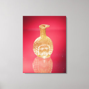 Janus head flask, 3rd century AD Canvas Print