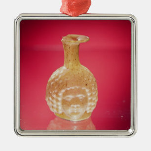 Janus head flask, 3rd century AD Metal Tree Decoration