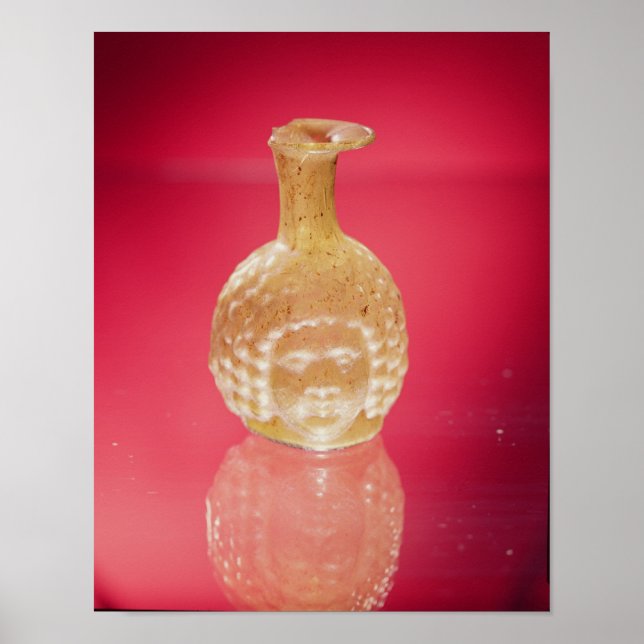 Janus head flask, 3rd century AD Poster (Front)
