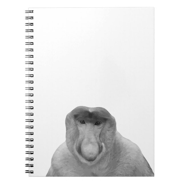 Janusz Meme, Proboscis Monkey, Polak, Pole Janus Notebook (Front)