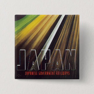 Japan 15 Cm Square Badge
