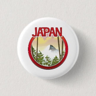 Japan 3 Cm Round Badge