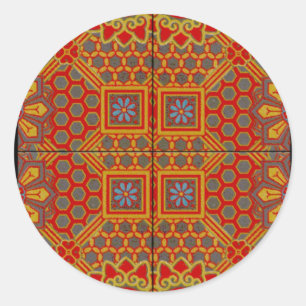 JAPAN 3C CLASSIC ROUND STICKER