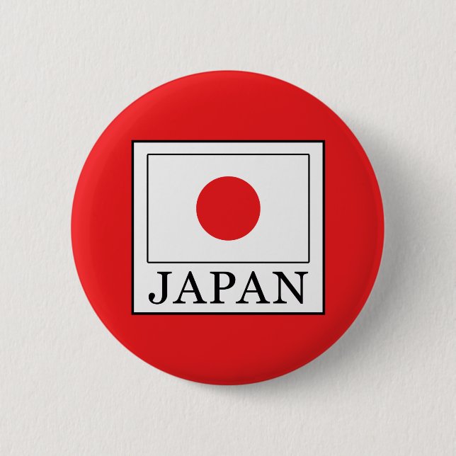 Japan 6 Cm Round Badge (Front)