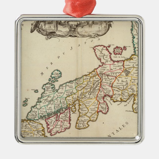 Japan 6 metal tree decoration (Front)