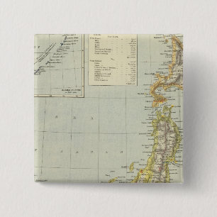Japan 7 15 cm square badge