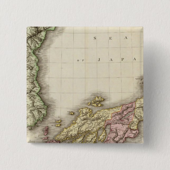 Japan 9 15 cm square badge (Front)