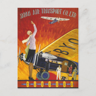 Japan Air Transport Postcard