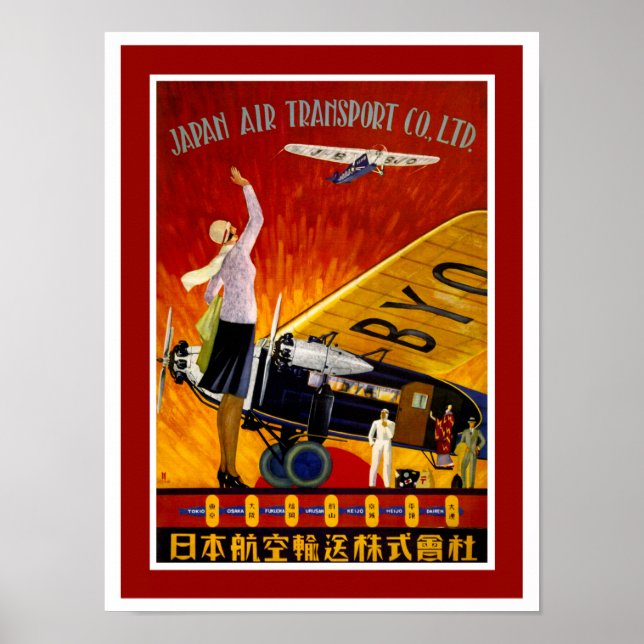 Japan Air Transport Poster (Front)