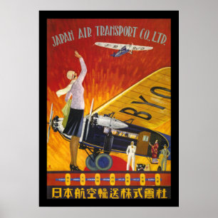 Japan Air Transport Poster