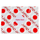 Japan and Japanese Flag Tiled with Your Name