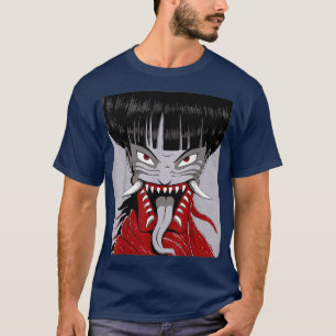 Japan Anime Japanese Evil Monster Graphic Art Demo T-Shirt