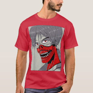 Japan Anime Japanese Evil Monster Graphic Art Demo T-Shirt