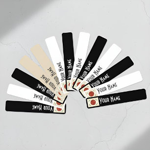 Japan Art Deco Flag Custom Waterproof Name Label