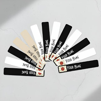 Japan Art Deco Flag | Custom Waterproof Name Label