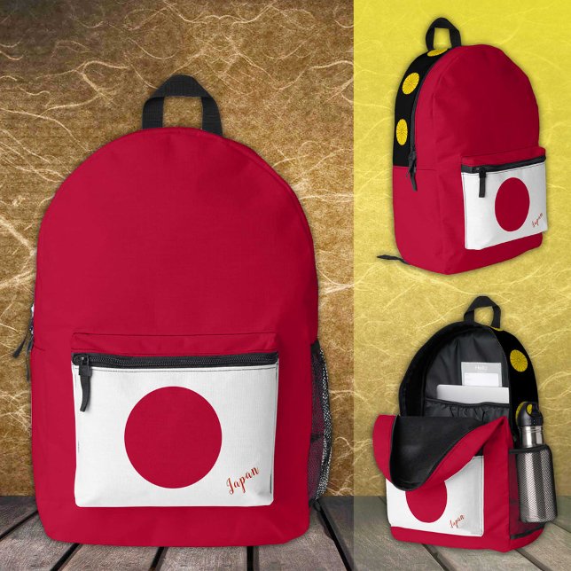 Japan, backpack, Japanese Flag, emblem /custom Printed Backpack (Creator Uploaded)