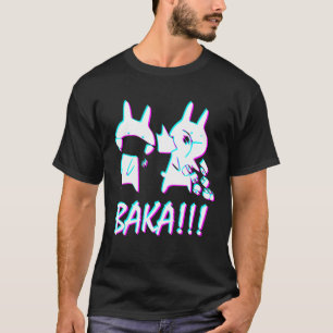 Japan Baka Rabbit Slap  Otaku Vaporwave T-Shirt