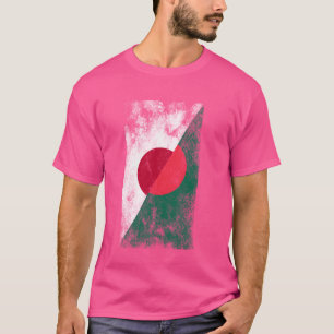 Japan Bangladesh Flags - Japanese Bangladeshi T-Shirt