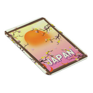 Japan Blossom Garden Magnet