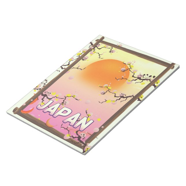 Japan Blossom Garden Notepad (Angled)