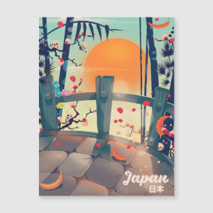 Japan Blossom vacation poster Japan Blossom