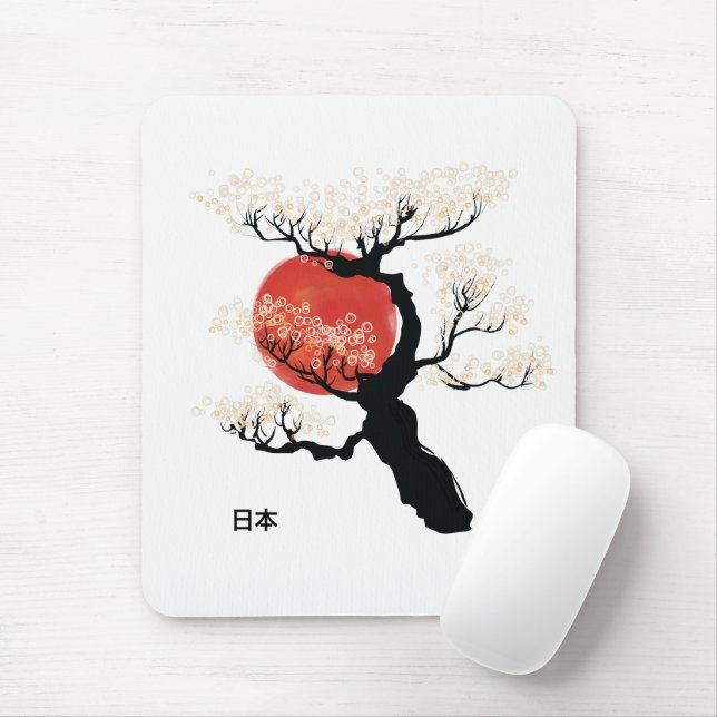 Japan Bonsai Mouse Mat (With Mouse)