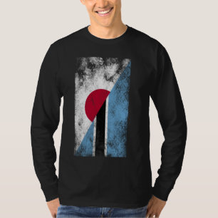 Japan Botswana Flags - Japanese Motswana, Batswana T-Shirt