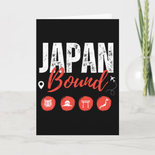 Japan Bound Tokyo Travel Vacation Trip Matching Fa Card