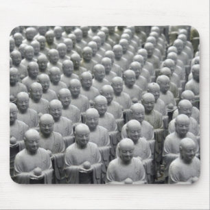 japan buddhas mouse mat