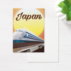 Japan Bullet Train travel poster