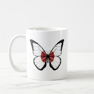 Japan Butterfly Flag Coffee Mug