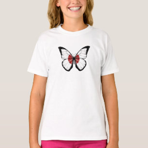 Japan Butterfly Flag T-Shirt