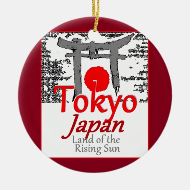 JAPAN CERAMIC TREE DECORATION (Front)