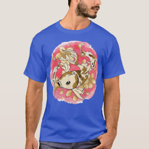 Japan Cherry Blossom Taisho Sanke Koi Fish Sakura T-Shirt