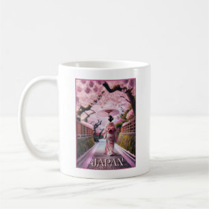 Japan cherry blossoms coffee mug