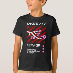 Japan Cities - Kyoto City of Cherry Blossom T-Shirt