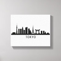 Japan Cityscape Travel | Tokyo Skyline Silhouette