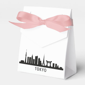 Japan Cityscape Travel | Tokyo Skyline Silhouette Favour Box
