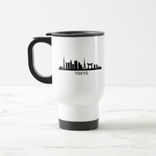 Japan Cityscape Travel Tokyo Skyline Silhouette Mug