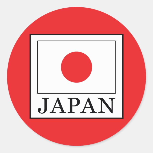 Japan Classic Round Sticker (Front)