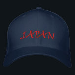 Japan Country Name Embroidered Hat<br><div class="desc">Japan Country Name Embroidered Baseball Cap.</div>