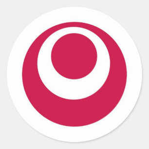 japan country region flag prefecture okinawa classic round sticker